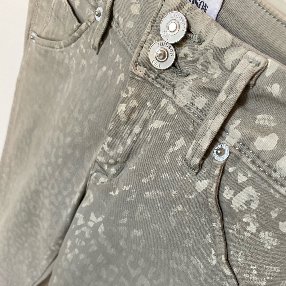 HUDSON Leopard Cheetah Animal Print Jeans